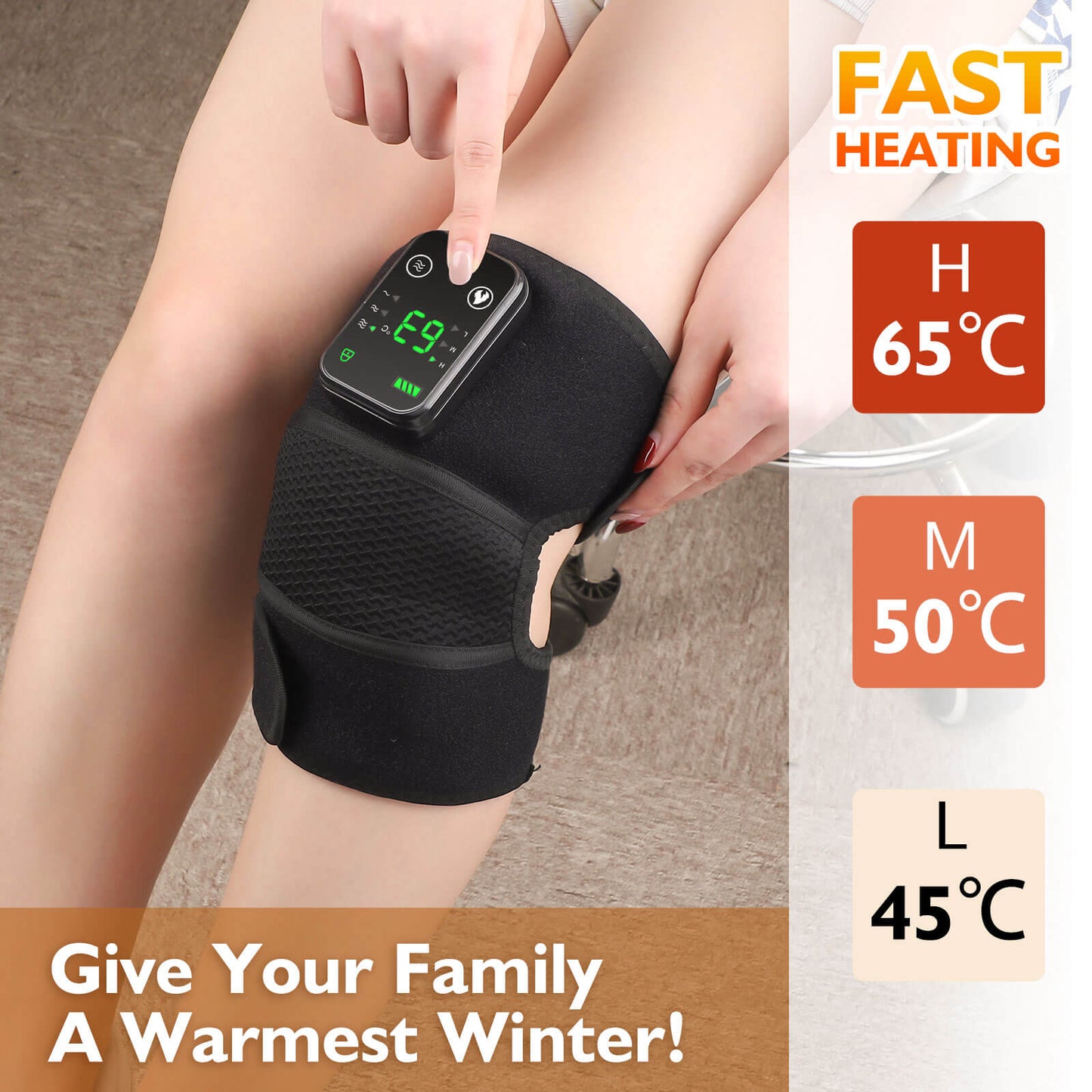 Knee Massager with Heat and Vibration